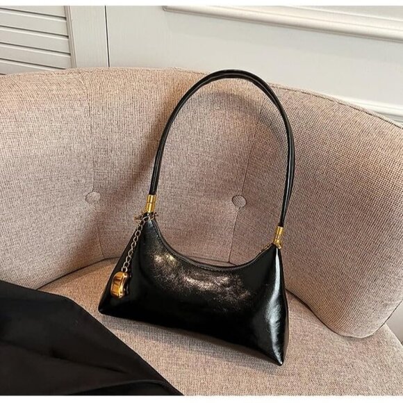 Women's Small Vintage Retro Shoulder Purse Handbags Underarm Bag with 2 Straps - Picture 7 of 7